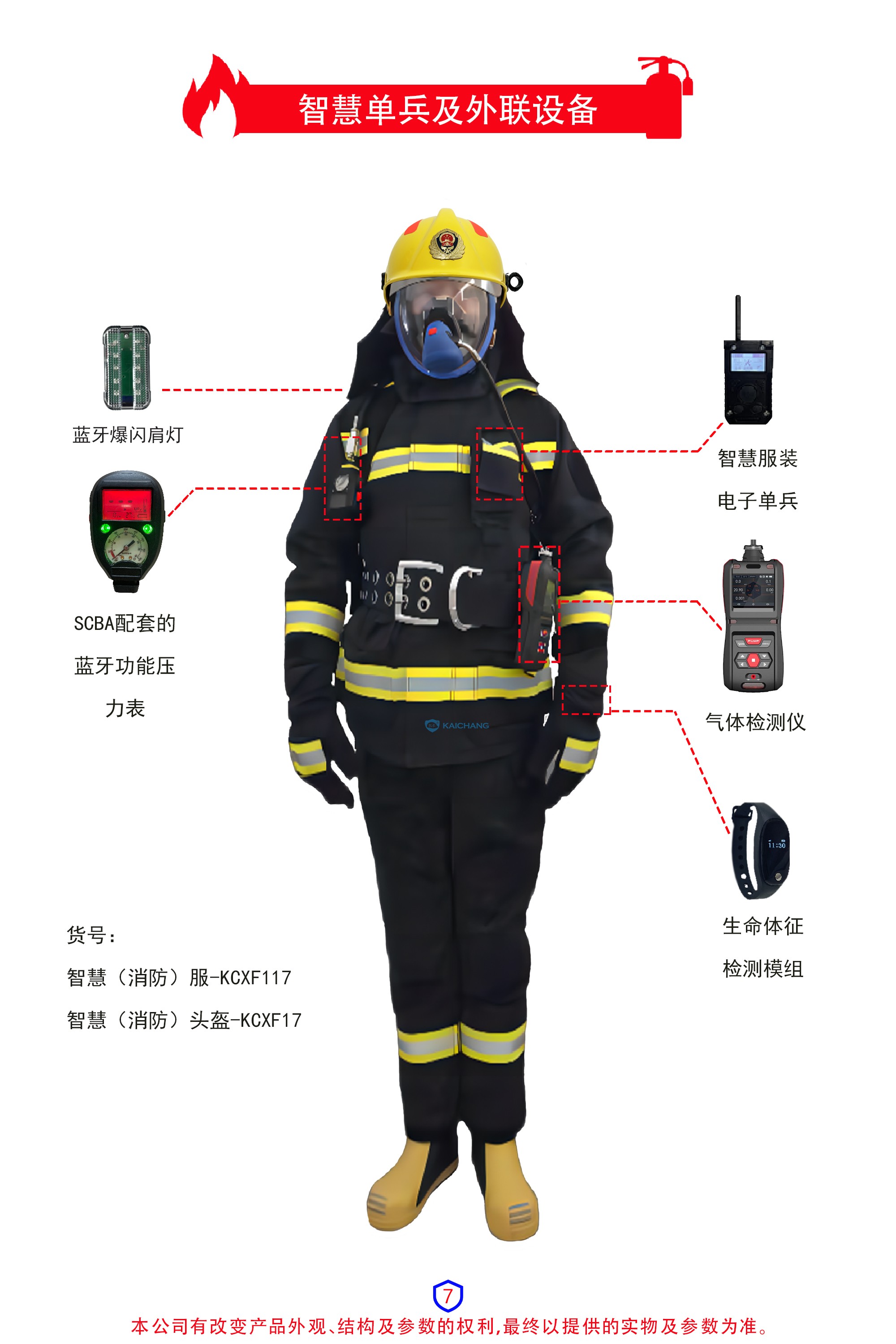 智慧消防滅火防護服單兵系統
